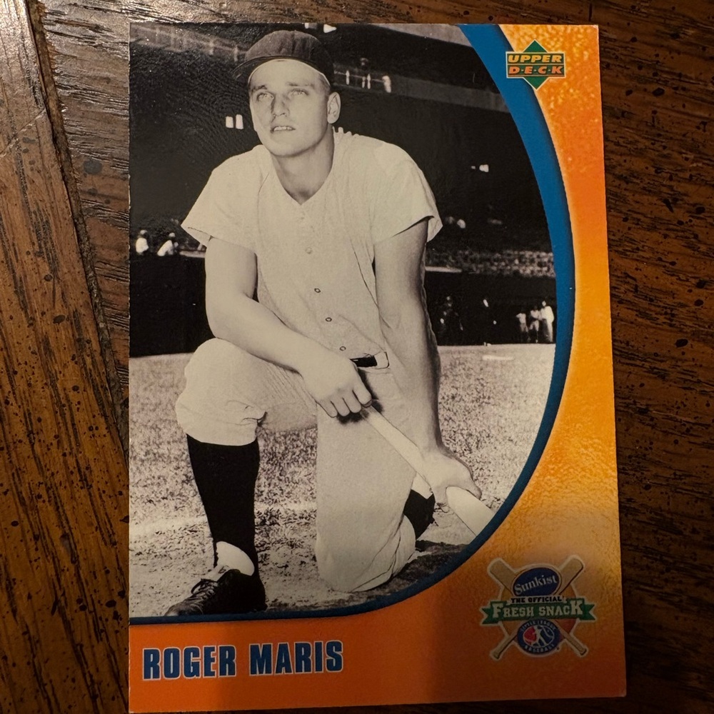 Upper Deck Roger Maris Baseball Card